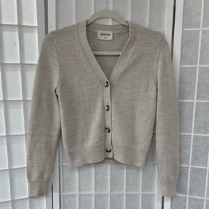 Aritzia Wilfred Free Porch Cardigan 100% Merino Wool Size 2xs